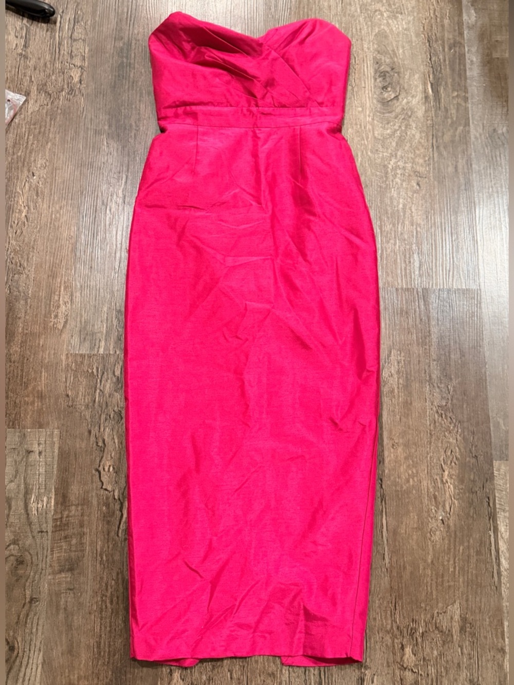 Alieva Strapless Fuchsia Sheath Dress